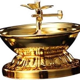 UJEAVETTE Ghee Lamp Holder Buddhist Altar Supplies Tibetan for Office Buddha Table StyleB-image-39