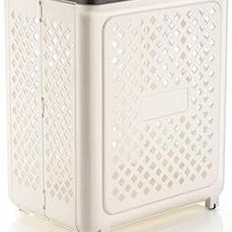 Plastic Laundry Basket with Lid – Large Capacity Clothes Hamper with Ventilated Design & Handles, Ideal for Bedroom & Bathroom-image-42