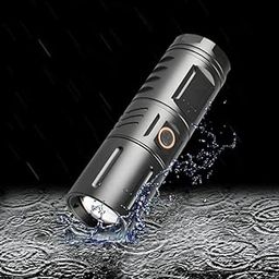 Deoxys 200000 High Lumen Type-C USB Rechargeable Tactical Lantern, Super Bright LED Flashlight Waterproof Handheld Flashlight with 5 Modes for Camping Emergency Hiking-16