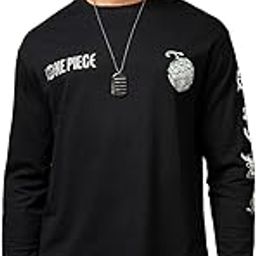 bewakoof Official One Piece Merchandise Straw Hat Crew Men's 100% Cotton 220 GSM Printed Oversized Fit Round Neck T-Shirt-picture-18