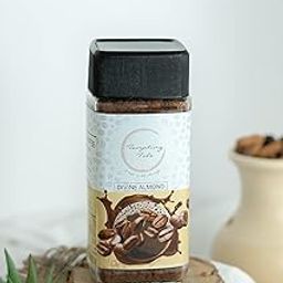 Tempting Tale | Divine Almond | Rich Flavor Instant Coffee powder | Natural Coffee | Vegan, Dairy Free | 100% Arabica beans, Gluten Free (100 grams)-image-28