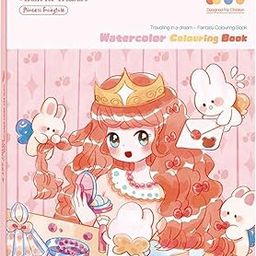 CLOSAL® Watercolor Painting and Doodle Set for Kids || Watercolor Painting Book Set || DIY Graffiti Coloring Note-Book with Watercolor || Coloring Note Book with Pigments and Paper (Princess)-image-17