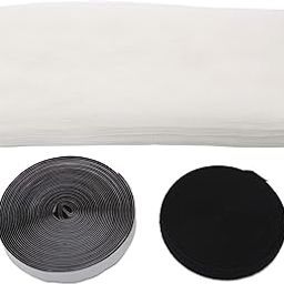 Store2508 Heavy Quality 120 GSM PVC Coated FIBREGLASS Window Insect Mosquito Mesh Net Screen with Hook & Loop Tape for Installation (White, 150 x 240 Cm)-image-4