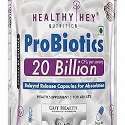 HealthyHey Nutrition Probiotic 20 Billion Cfu Supplement with Delayed - Release Capsules for Temperature Stable, Digestion, and Immune Health - (60 Capsules)-4