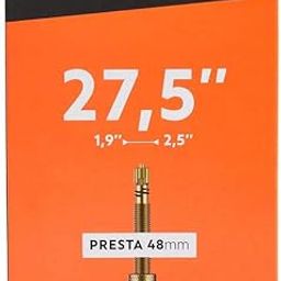 Schrodinger15 40077 Bicycle Cycle MTB Tube 27.5"x 1.9"/2.5" Presta Valve 48L (Black, FV 48mm Valve Length)-29