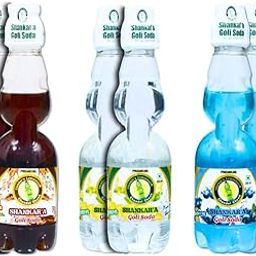 Shankar'a-Goli Soda – Assorted Pack of 6 | Soft Carbonated Drink | 2 x Lemon, 2 x Jeera Chatka, 2 x Blueberry | 6 Bottles x 200ml | Contains Added Flavours-picture-13