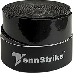 Tennstrike Ace Badminton Grip Box | Pack of 1 | 0.75mm | Sweat-Absorbent, Thick with Tackiness Anti-Slip, Durable Grips | Black Color Racket Overgrip Tape for Badminton, Tennis, Pickleball and More-picture-12