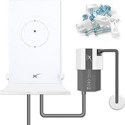 Sactulaz Wall Mount for Starlink Router and Ethernet Adapter Mounting Kits Including Cable Grommet and Cable Clips, Wall Stander Bracket for StarLink Ethernet Adapter Holderand Gen2 Mesh Router Mount-image-76