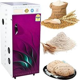 Automatic Domestic Flour Mill Machine for Business with 2hp Motor | Atta Chakki for Home Capacity is 12-16kg/Hr-image-6
