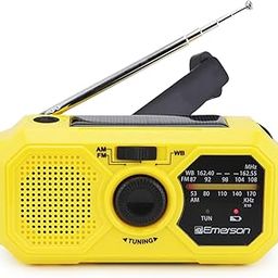 Emerson ER-7050 Emergency AM/FM Radio with NOAA Weather Band, Built-in Power Bank, Hand Crank, Solar Charging, LED Flashlight, and SOS Alarm – Essential Survival Gear for Camping and Emergency Prep-picture-23