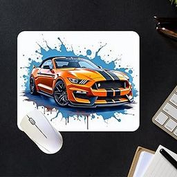 Mouse Pad/Computer Mouse Mat with Anti-Slip Rubber Base | Smooth Mouse Control | Spill-Resistant Surface for Laptop, Notebook, MacBook, Gaming, Laser/Optical Mouse, 9 x 7, Multicolored-image-12