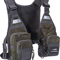 FV08 Ultra Lightweight Fly Fishing Vest for Men and Women Portable Chest Pack One Size Fits Most-image-54
