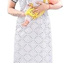 Women's Cotton Checkered Maxi Nighty-image-73