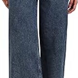 Women's High-Waisted Baggy Denim Jeans, Relaxed Fit, Comfort Style-image-23