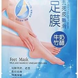 RADIONICS 1 Pair Comfort Exfoliating Peel Foot Masks 2Pcs Baby Soft Feet Remove Scrub Callus Hard Dead Skin Bamboo Vinegar Feet Care For Pedicure Sosu Socks-image-96
