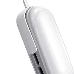 Roxbury (Pack of 1 with Cell) Mini Bag Sealer, Portable Sealing Bags Machine, Handheld Heat Food Vacuum Sealer Machine with Cutter and Hook for Snack-image-98