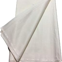 Men's Cotton Unstitched Plain Kurta Pyjama Fabric- 5 m (Ethnic,pathani suit,shirt,khadi,summer wear,formal,casual,Cream,Fawn,Free Size)-11