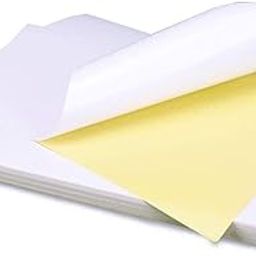 True-Ally Sticker Self-Adhesive Glossy Photo Paper A4 Size 120 GSM for Inkjet Printer (White) Dries Quickly DIY Sticker Printing Label Art (A4-25 Sheets)-18