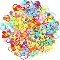 Mr. Pen 50 Pack Knitting Markers Crochet Clips, Stitch Markers, Stitch Counter Needle Clips for Knitting DIY Craft, Mini Plastic Safety Pins for Sewing, Pointer, Plastic Locking Stitch Marker-image-6