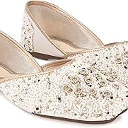 Embroidered Jutti For Women & Girls | Embellished Stone Work Jutti | Wedding Bellies | Women Ethnic Shoe Mojari | Kolhapuri/Jaipuri/Punjabi Jutties-picture-18