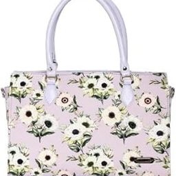 VARA Canvas Tote Bag Handbags For Woman Faux Leather-image-33
