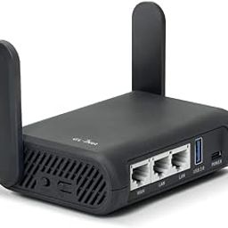 GL.iNet GL-A1300 (Slate Plus) Wireless VPN Travel Router - Dual_Band Wi-Fi and Hotel Captive Portal, Phone Connection, Extender, Evaluation Point, Pocket-Format, Open Source, NAS-47