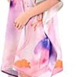 Women's Printed V-Neck Flared Sleeves Short Kaftan Kurti JKK_102 Multicolour-image-78