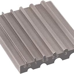 Sharpener For Leather Edge Beveler, Round Slot Leather Beveler Sharpen, Leathercutter Skiving Grinding Tool (Grey)-3