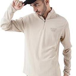 Men's Cotton Blend High Neck Sweatshirt-image-24