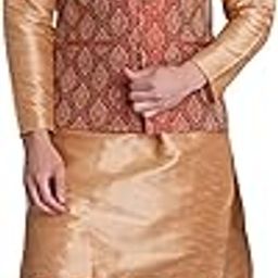 Men's Silk Blend Kurta Set-image-91