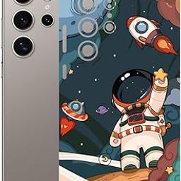 AtOdds - Samsung Galaxy S24 Ultra (5G) Mobile Back Skin Sticker - Lamination - Back Screen Guard Protector Film Wrap (Coverage - Back+Camera+Sides) (Design - Space) (Pack of 1)-image-75
