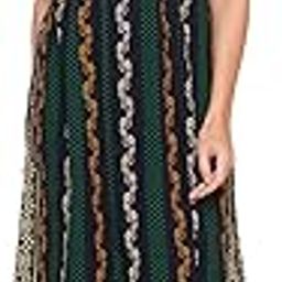 Women's Cotton Floral Maxi Maternity/Feeding Nighty-image-86