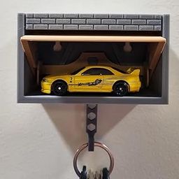 Garage keychain holder For 1:64 Ratio Car models 3d Printed-49