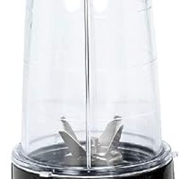 Bullet Jars 530ml, Black ABS Plastic, 2 Blades, Transparent Lid, Mixer Jar-picture-28