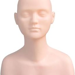 bnf® Training Mannequin Head Doll Silicone Massage Head for Makeup Practice Salon Health & Beauty |Salon & Spa Equipment |Hair & Makeup Mannequins-image-80