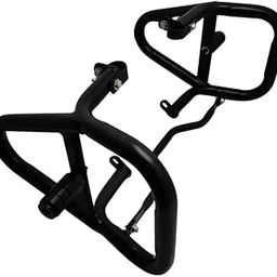 TUFFWIN Cross Crash Guard with Round Delrin Sliders – Heavy-Duty Leg & Crash Protection fits for Jawa Perak, Yezdi Scrambler, Jawa Classic-28