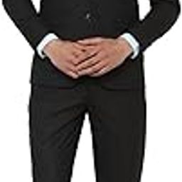 Men's Polyester Blend Three Piece Suit-Dress Set-image-82