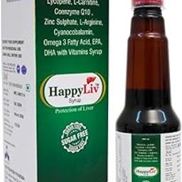 HappyLiv Sugar-Free Liver Support Syrup | Enriched with Silymarin, Omega-3 & Vitamins | 200ml | Herbal Liver Health Formula-6
