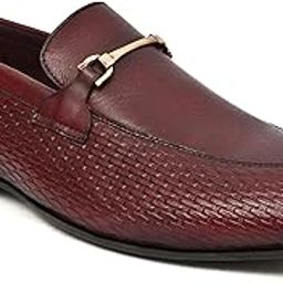 Mens Men's Leather Loafers Shoes Moccasin-image-18