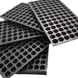 SVE Nursery Tray 98 Cavities Plastic Seedling Gardening Germination Tray Nursery Pots (Pack of 10)-picture-20