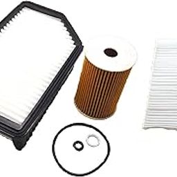 Gopinath Autolink CAR ENGINE AIR FILTER + OIL FILTER + AC FILTER SET OF 3PCS COMPATIBLE WITH CRETAA DIESEL-45