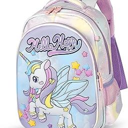 Magical Unicorn Small Backpack for Kids Girls Stylish Durable Water-Resistant Backpack Shoulder School Bags Great for Birthdays Gifts-image-24