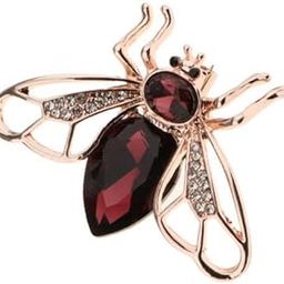 ™ 5x Crystal Rhinestone Bee Brooches Hijab Pins for women Jewelry Gift Purple | Pins & Brooches | Fashion Jewelry-83