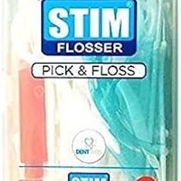 Dentaids Pick & Floss dental flosser for teeth fixed floss new pack of 2 dental dam dental products-0