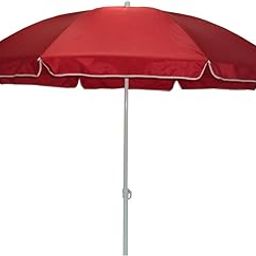 Garden umbrella Outdoor Big Size Canopy Garden Umbrella Maroon Color for Hotel,Tares,Garden,Resort (Diameter 6ft)-picture-13