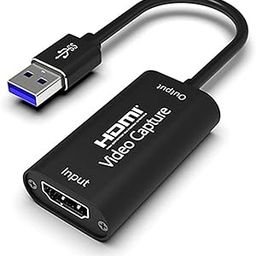 RuhZaVideo Capture Card USB 3.0 4K HDMI Video Capture Card Device 1080P@60Hz Capture Card via OBS Connect DSLR Camcorder for Live Broadcast Gaming Streaming Teaching or Meeting, Black-picture-24