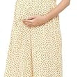 Women's Cotton Pretty Florals Feeding Long Night Dress in White-picture-30