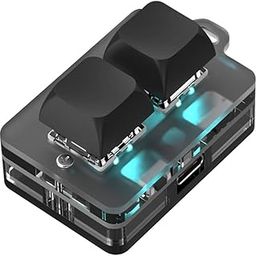 LICAEVEY USB 2-Key Mini Keypad, Support Programming Macro and Software Blue Switch Custom Keyboard with RGB Light, Support Bluetooth and USB C Connection-image-83