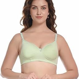 Cotton Blend Lightly Padded Bra for Women Pack of 1-picture-3
