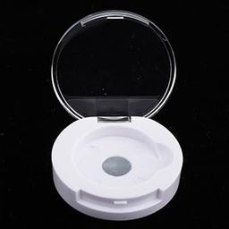 GAH 3 Pcs Round Empty Makeup Eyeshadow Palette Blush Lip Gloss Powder DIY Case-0